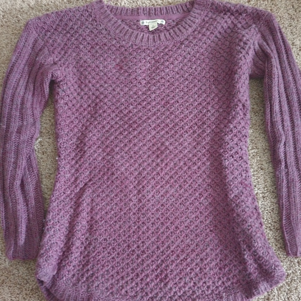 Ruff Hewn Mauve Knit Sweater